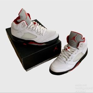 Jordan Retro 5 Fired Red Size 12
